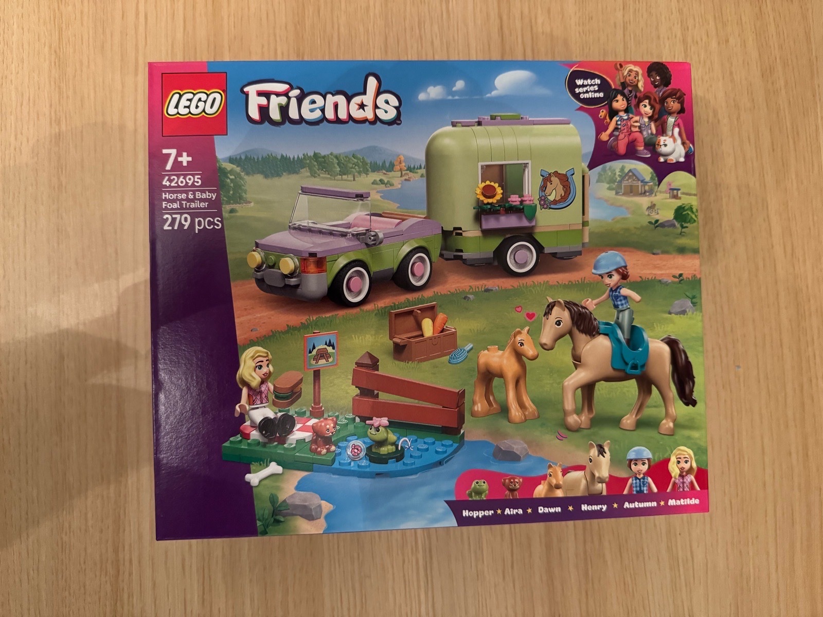 LEGO Friends 42695 - Horse & Baby Foal Trailer - Brand New and Sealed!