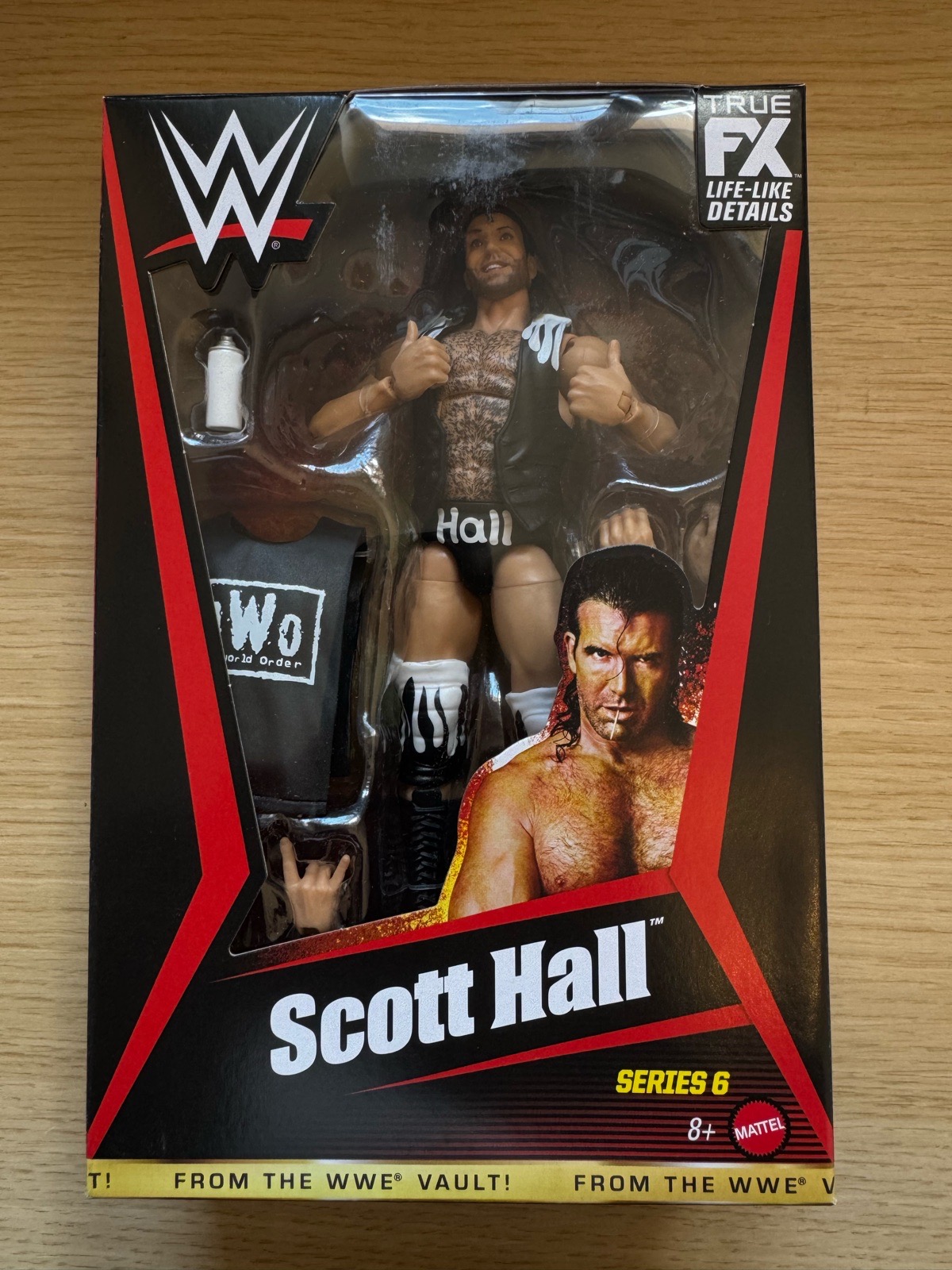 Mattel WWE from the Vault Elite - Series 6 - nWo Scott Hall - Brand New and Sealed!