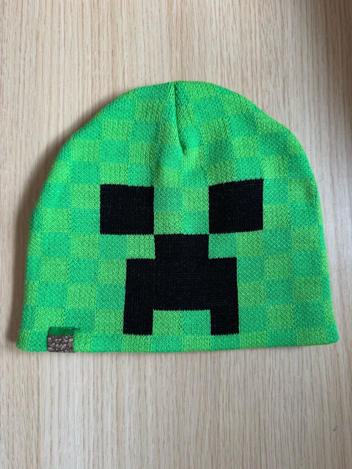 Minecraft Creeper Beanie Hat Green JINX Mojang S/M