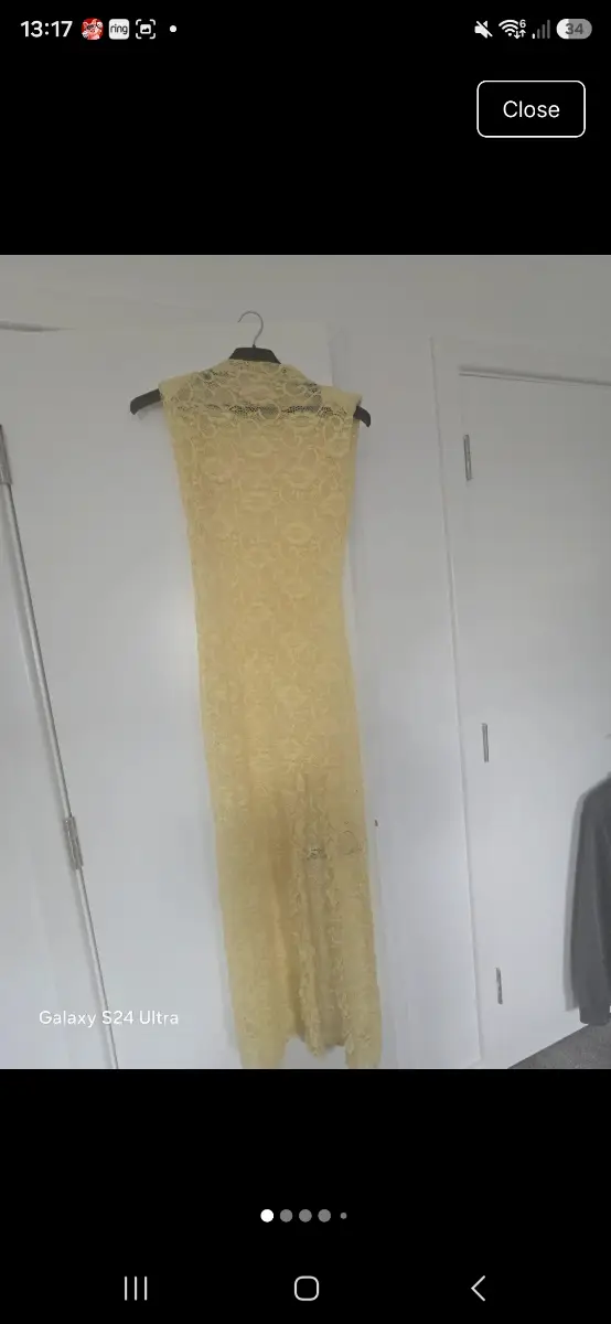 Pink boutique mesh dress