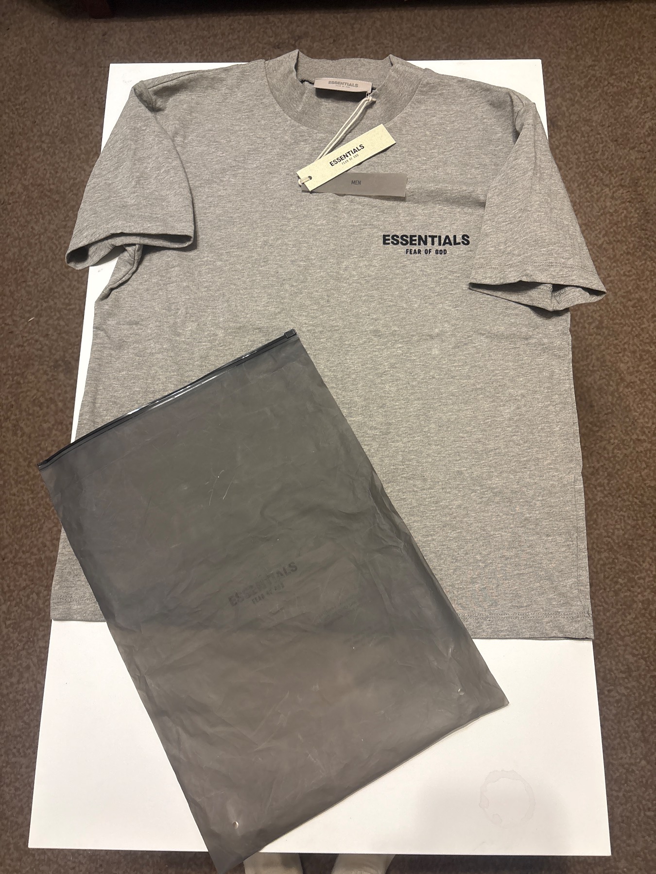 Essentials Fear of God Gray T-Shirt