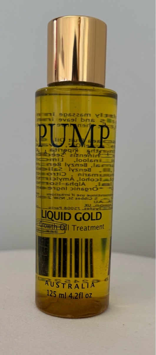 PUMP Liquid Gold Growth Oil Treatment 125ml. Brand new