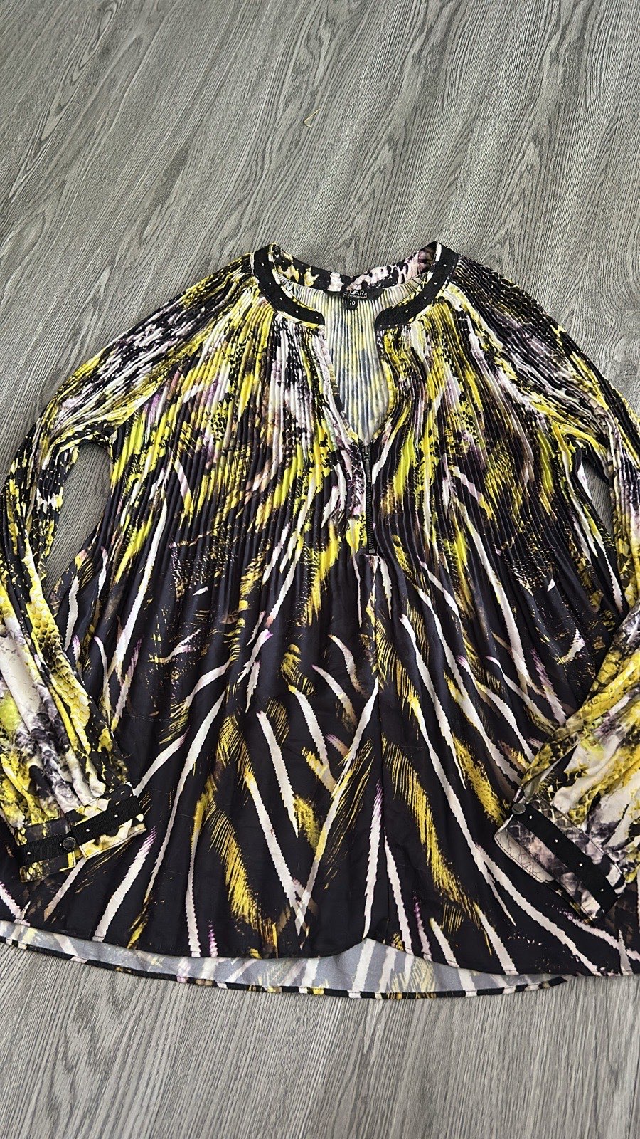 Star by Julian McDonald ladies long blouse top size 10 excellent as new condition