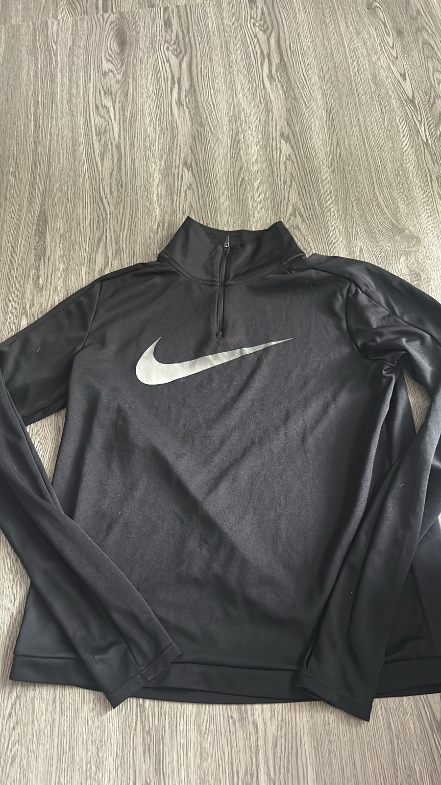 Nike air dri fit ladies black active top size med excellent condition