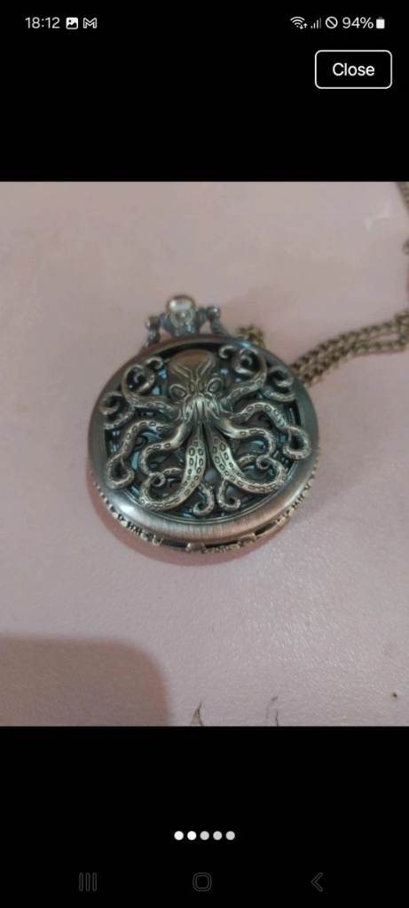 Octopus pocket watch