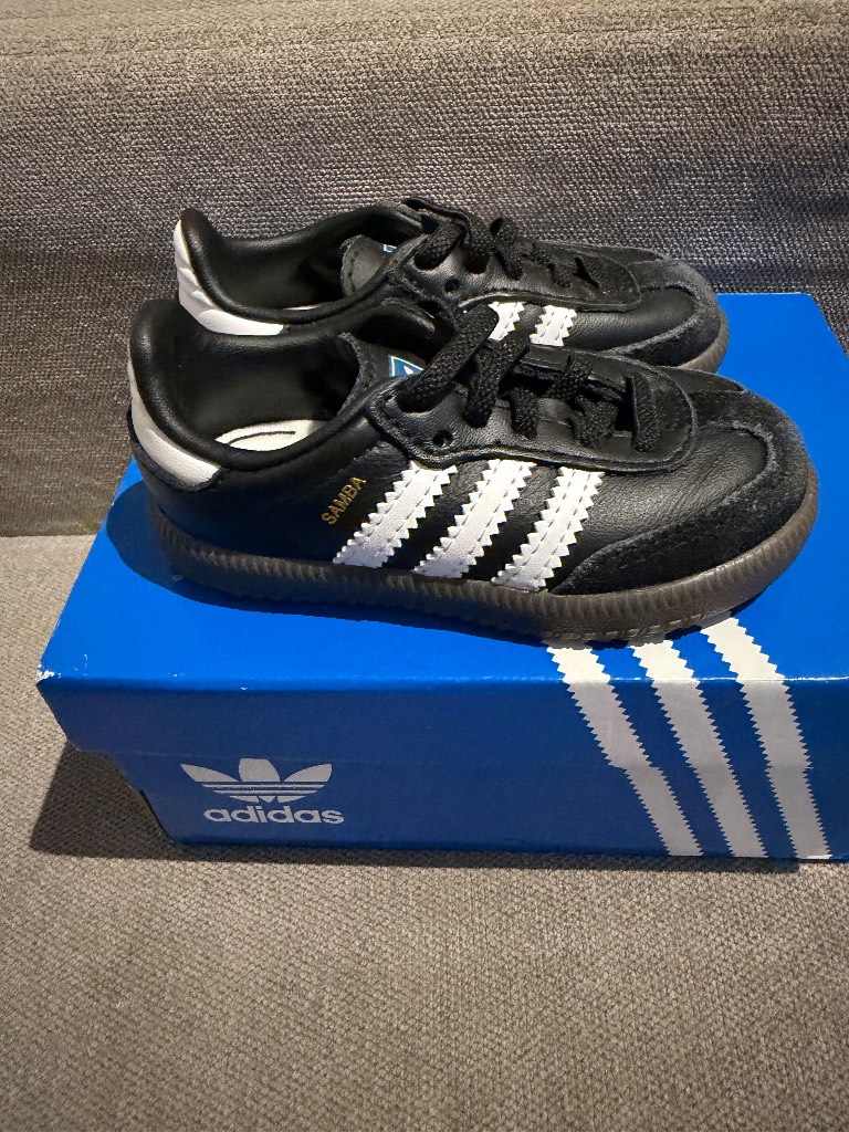 Adidas Originals Samba OG EL I Core BlackFtwr White Gum 5 Infant Kids Size 4 baby boy baby girl