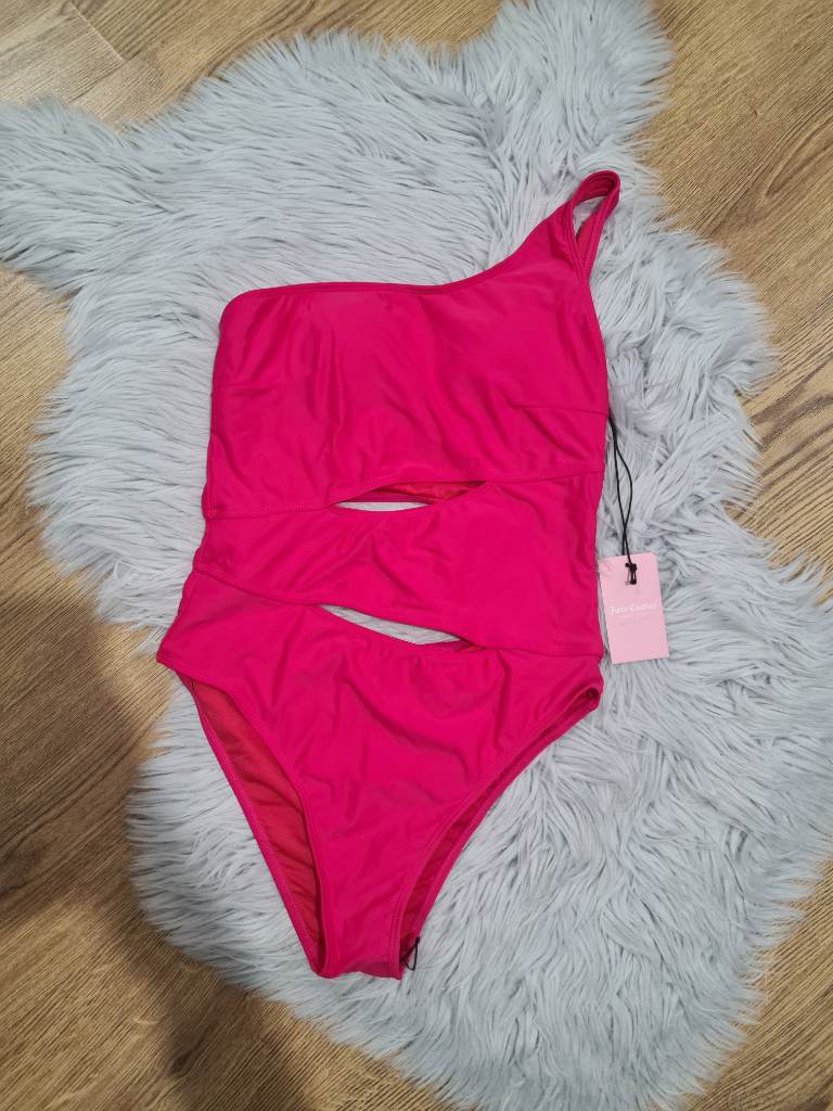 Juicy couture pink swimsuit size L
