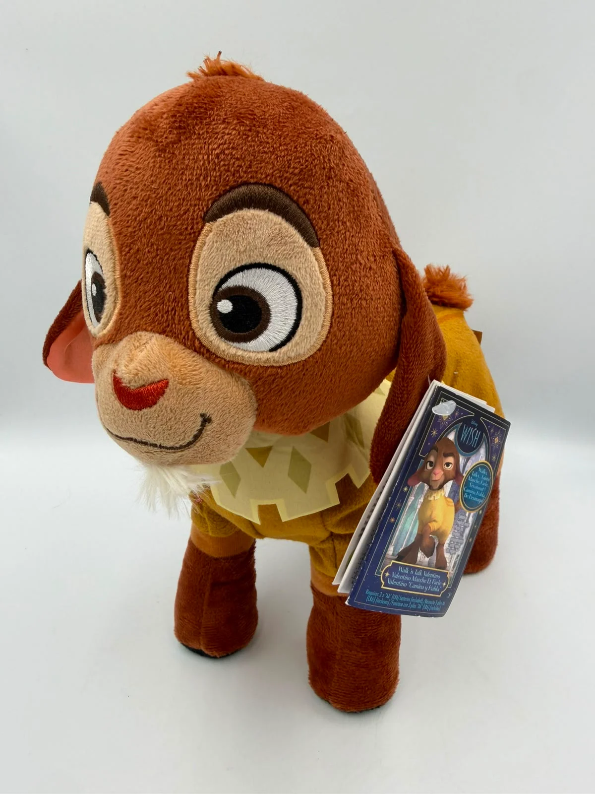 Disney Wish Walk ’n Talk Valentino Goat Interactive Plush Toy with Tags Working