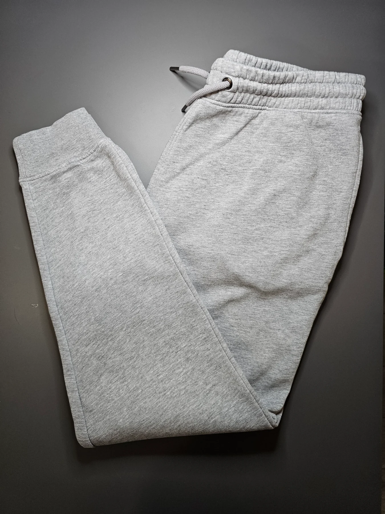 NEXT Men's Grey Fleece Jogger Trousers w Pockets Drawstring L 28in