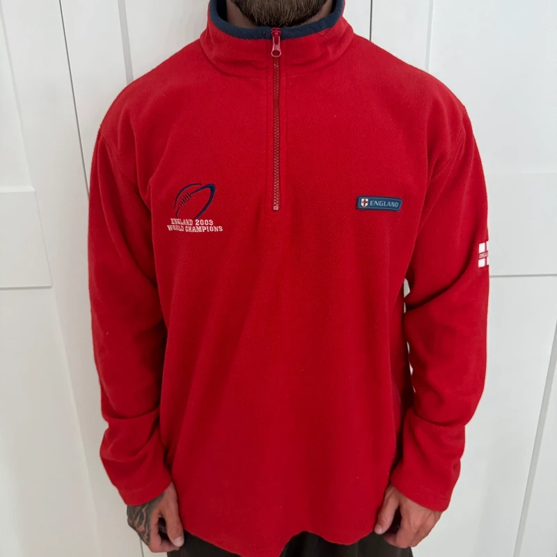 Rugby England 2003 World Champions Quarter-Zip Pullover
