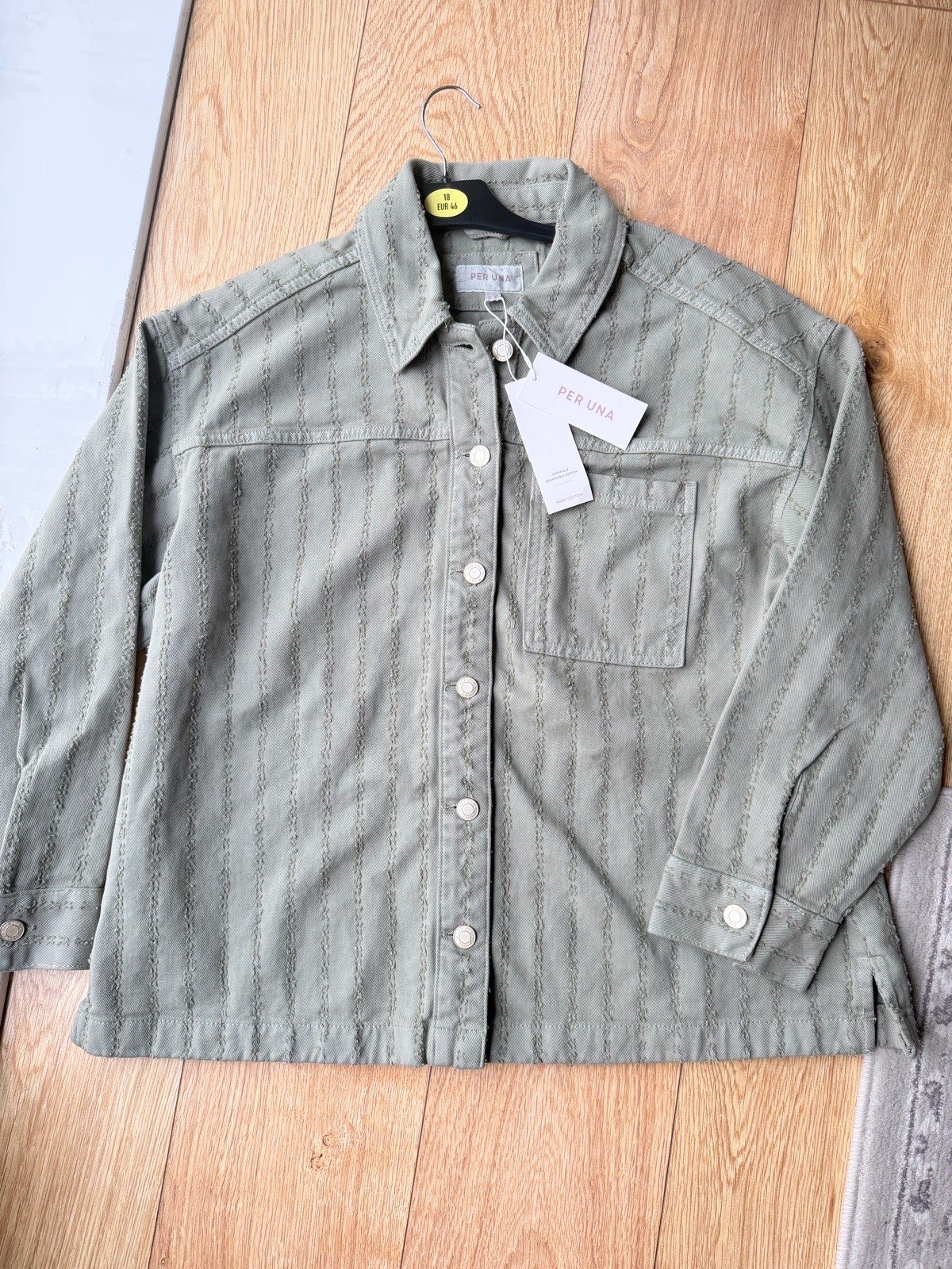 M&S x Per Una Women denim Jacket size 16 uk