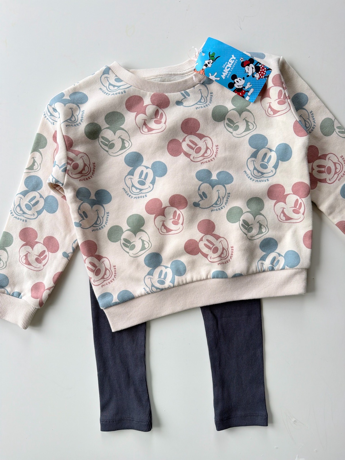 M&S boys Disney sweatshirt and leggings set 2-3 years RRP £26