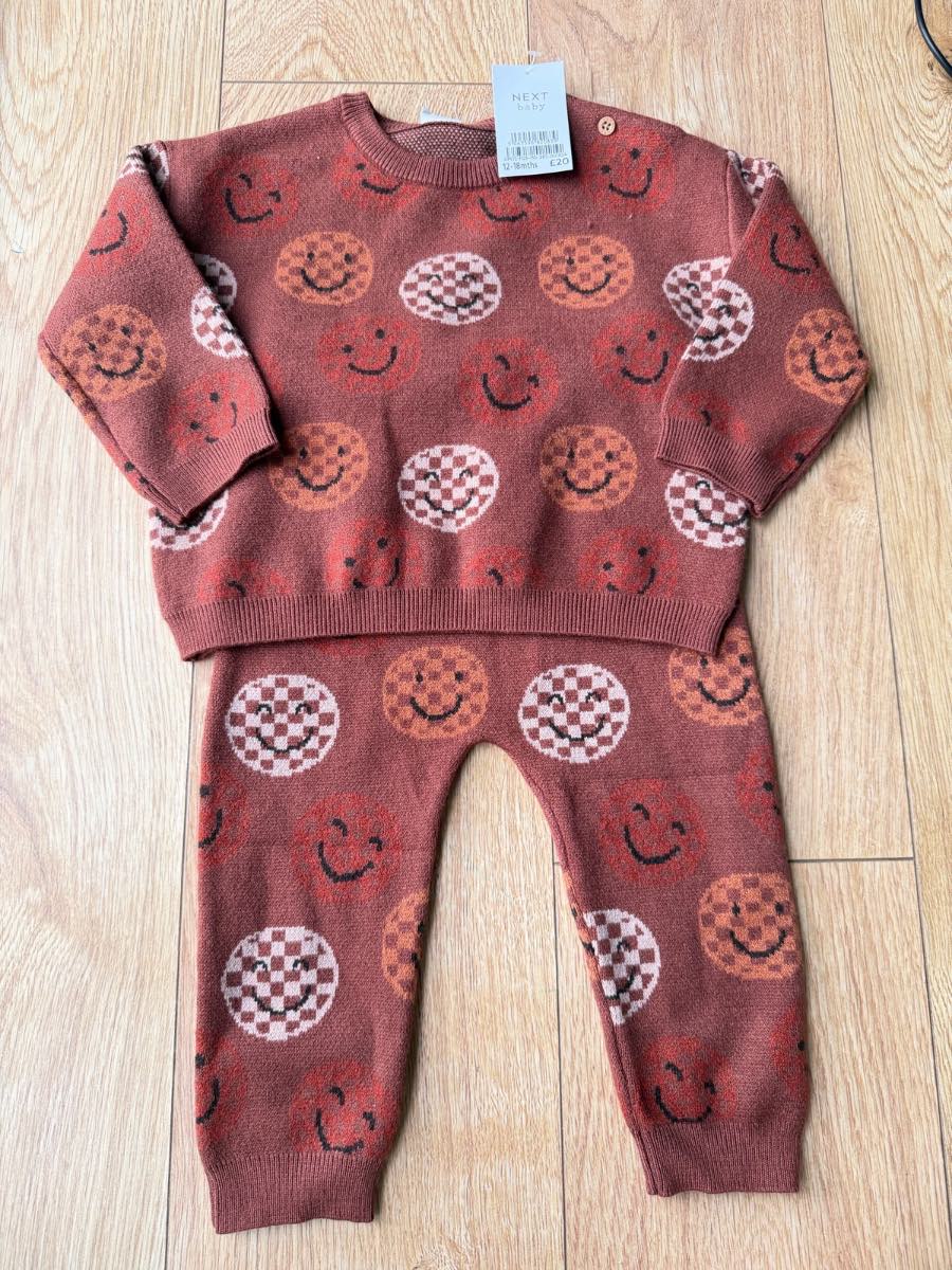 Next boys 2 pc knitted sets, 12-18 months RRP £20