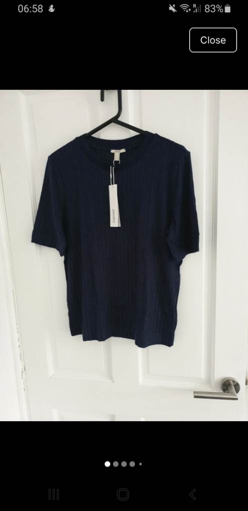 Esprit navy tshirt size M