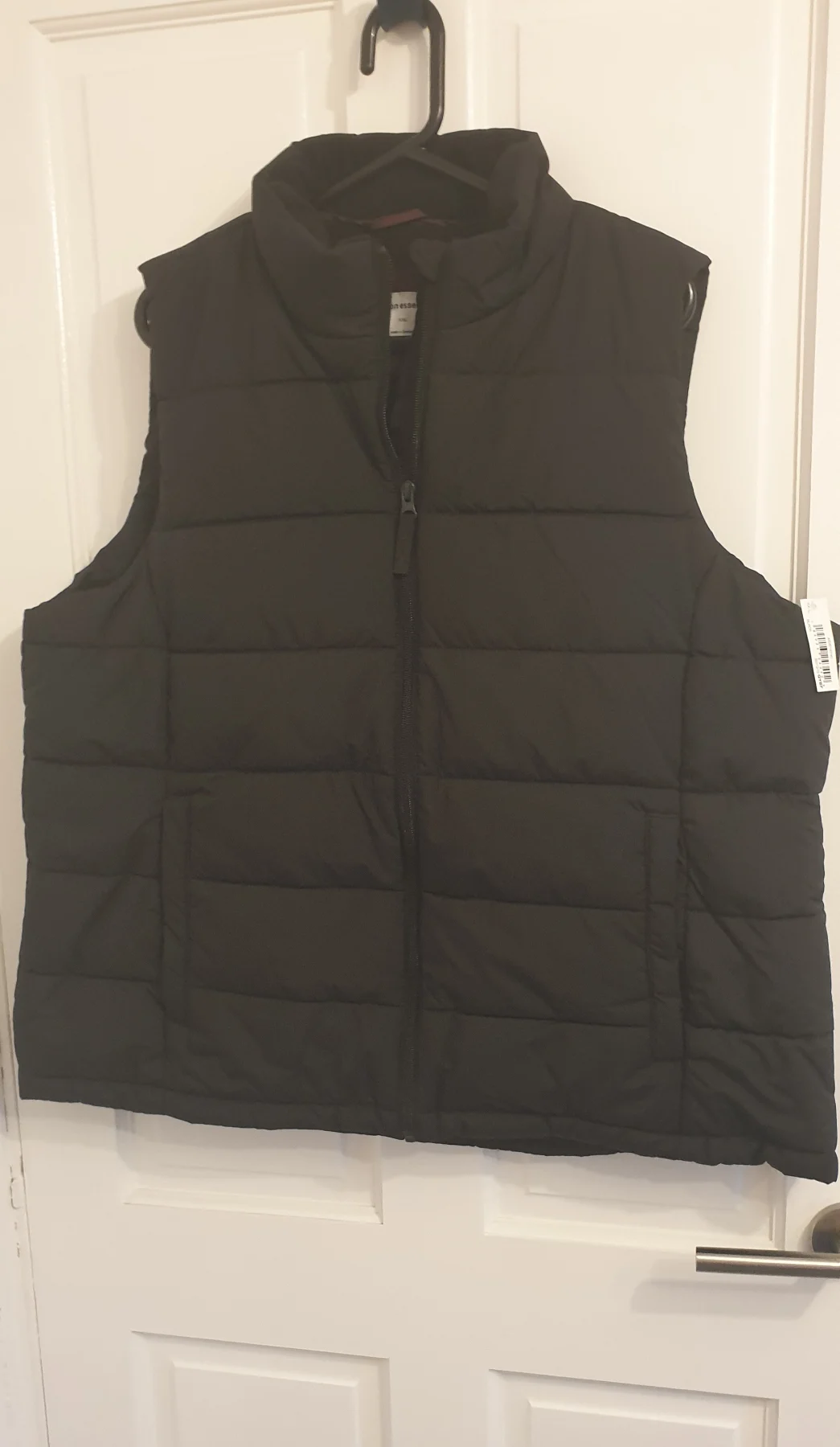 Black puffer gilet 2XL UK 20 to 22