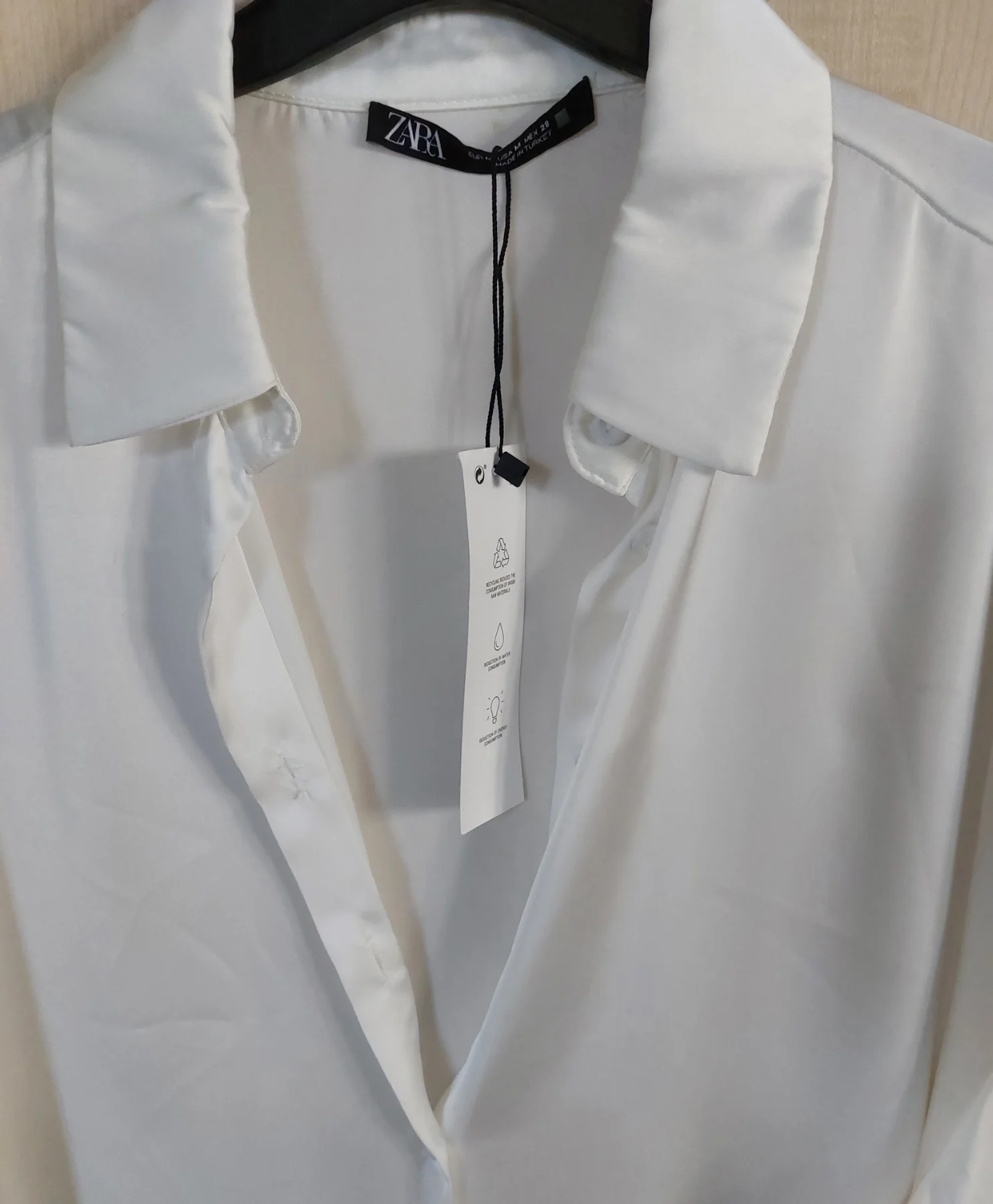 White Silky Blouse