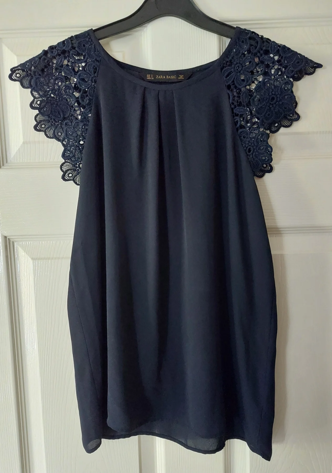 Dark Blue Zara Top