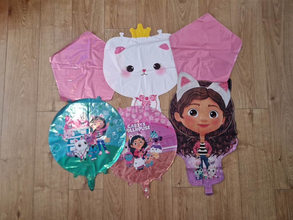 Gabbys dollhouse foil birthday party balloons. Party decorations and supplies