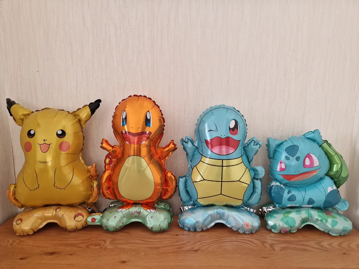 New uninflated pokemon foil birthday party balloons.