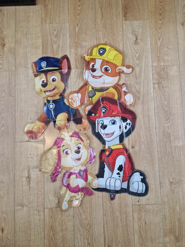 Paw patrol birthday party balloons. Party supplies and decorations