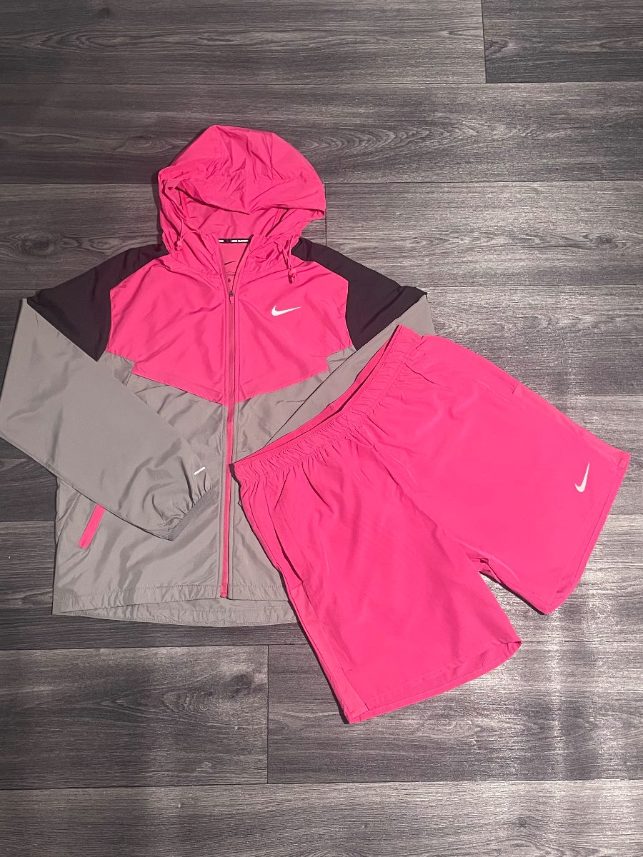 Nike miller pink jacket and shorts