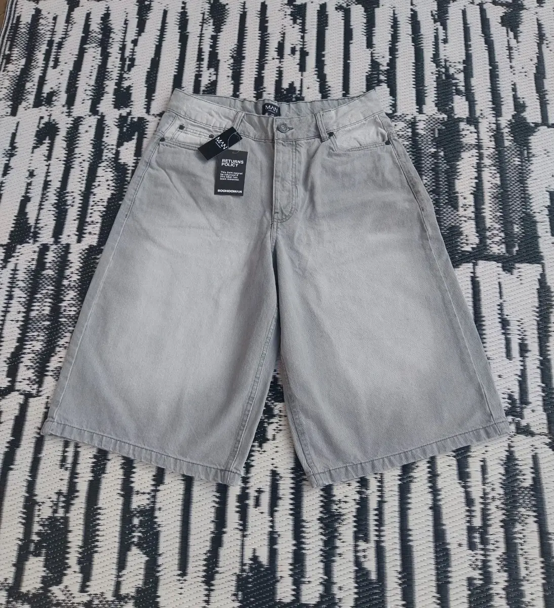 Light Grey Wash Denim jorts / shorts- waist 32