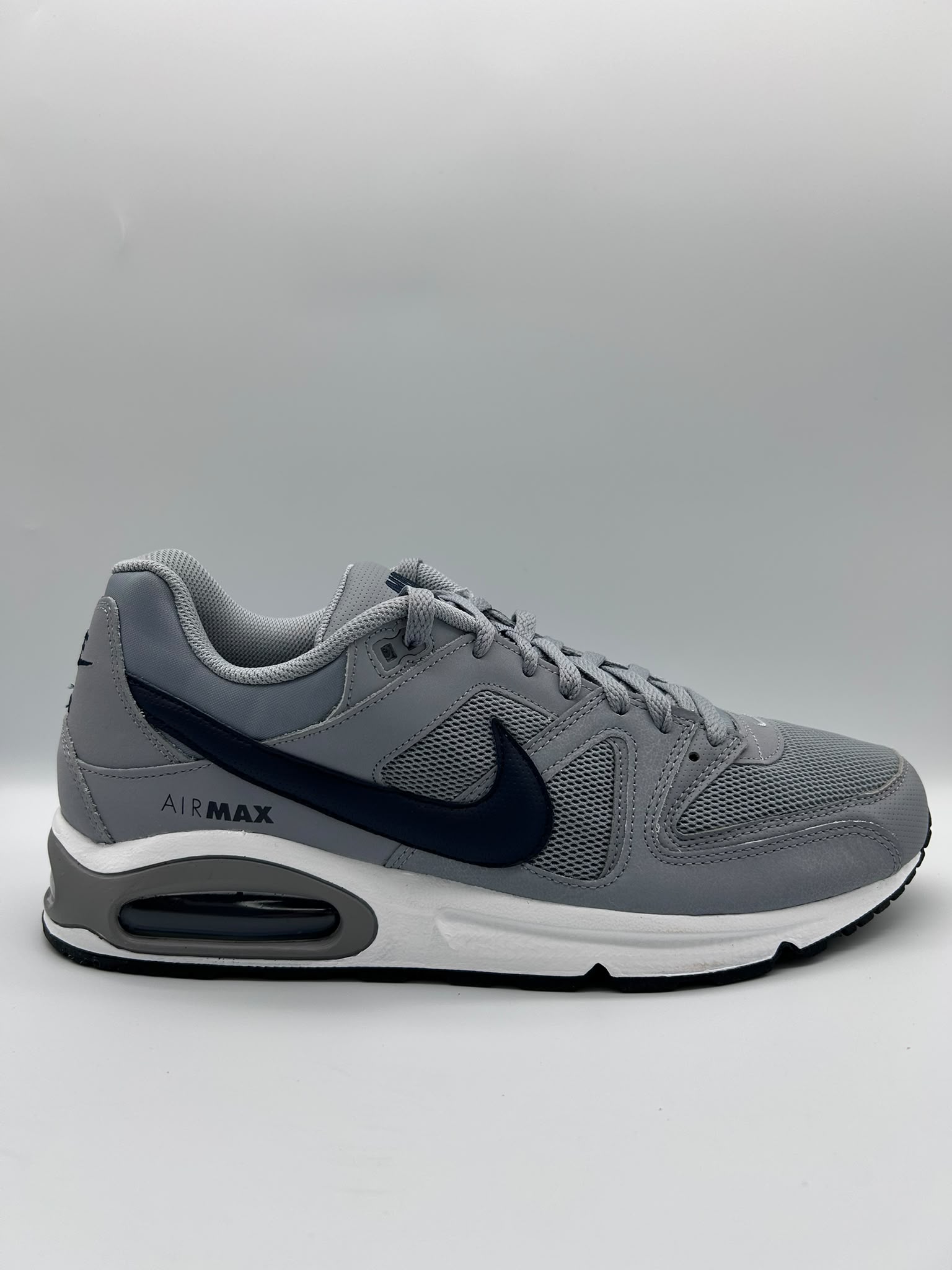 Nike Air Max Command Men’s Trainers UK 11 EU 46 Grey Navy Sneakers 629993040 NEW