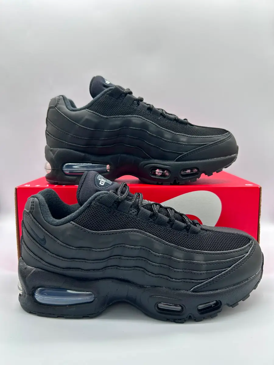 Nike Air Max 95 BB LTR  Triple Black Trainers UK 5 EU 38 RRP £170 NEW