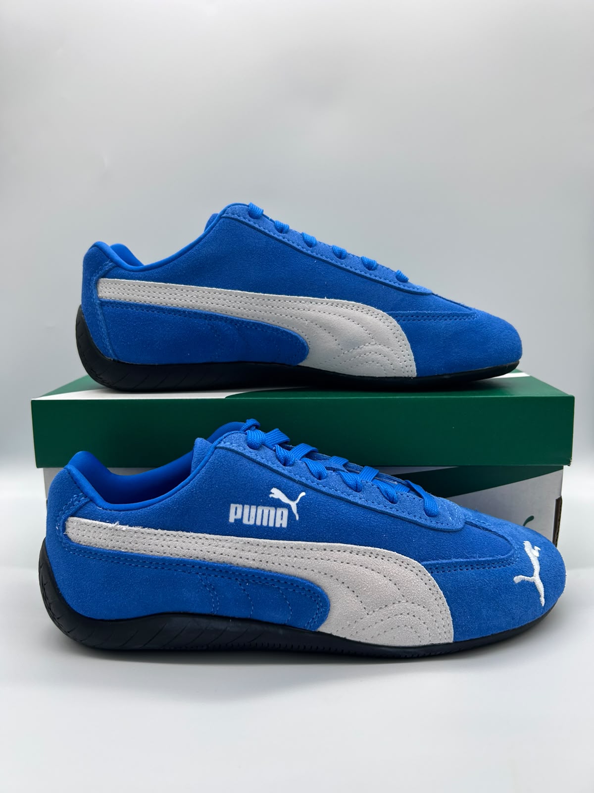 Puma Speedcat Og Women's Trainers Blue White Suede UK 5.5 EU 38.5 39884618 BNIB