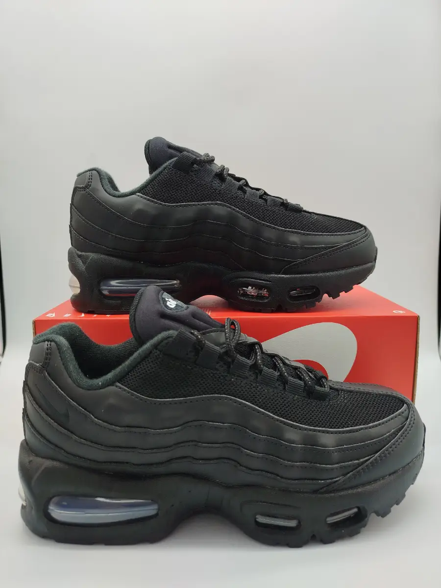 Nike Air Max 95 BB LTR Trainers UK 4.5 EU 37.5 Black Leather II4130001