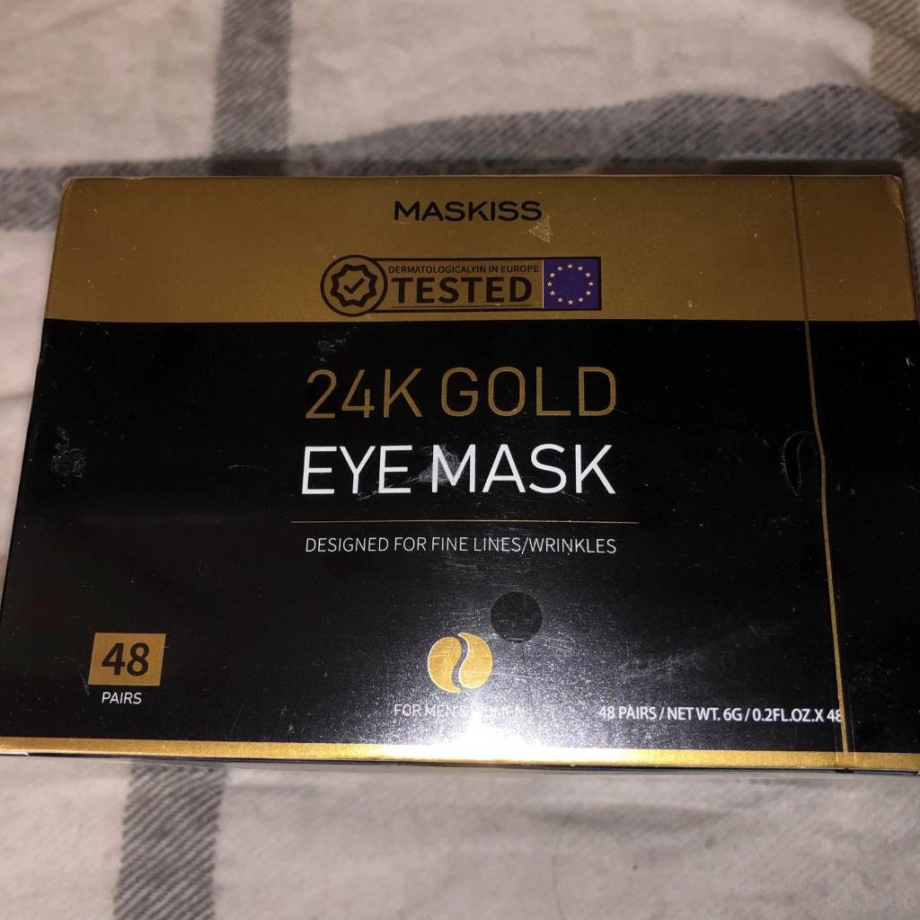 Maskiss 24k Gold Eye Mask 48 Pairs BNIB