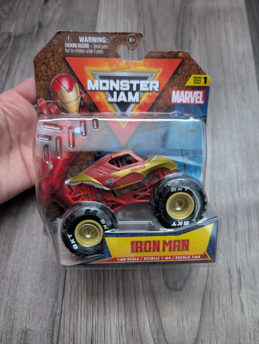Monster Jam Marvel car