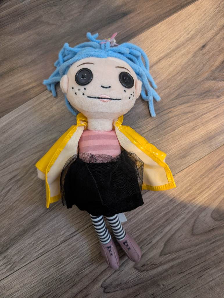 Coraline plushie