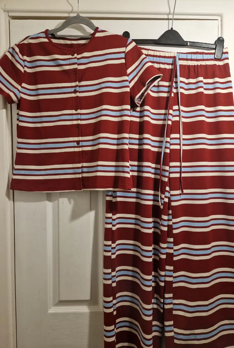Striped loungewear set