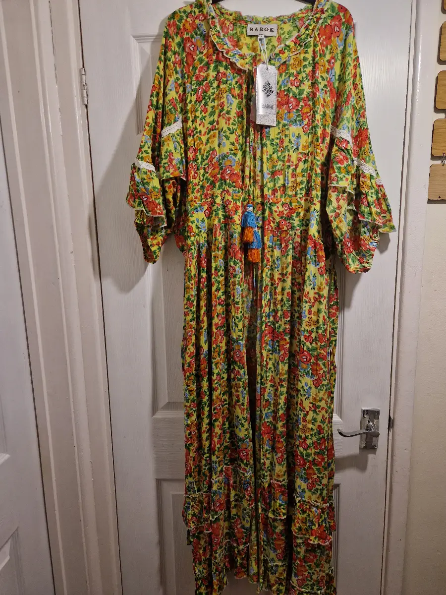 Barok wrap dress or cover up