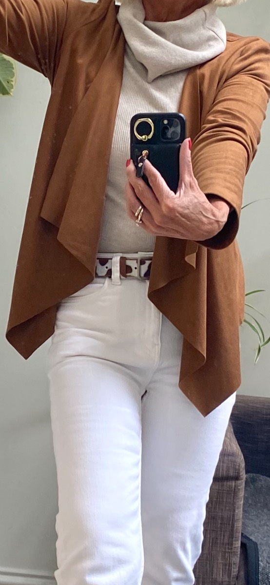 Mark’s and Spencer faux suede woman’s jacket size 10