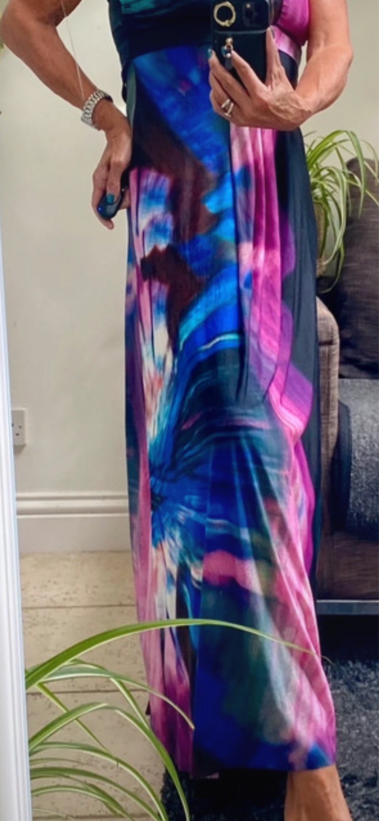 Summer maxi dress size 8-10 VGC
