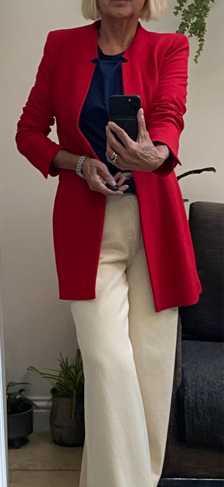 Zara blazer coat tailored  size 10 VGC