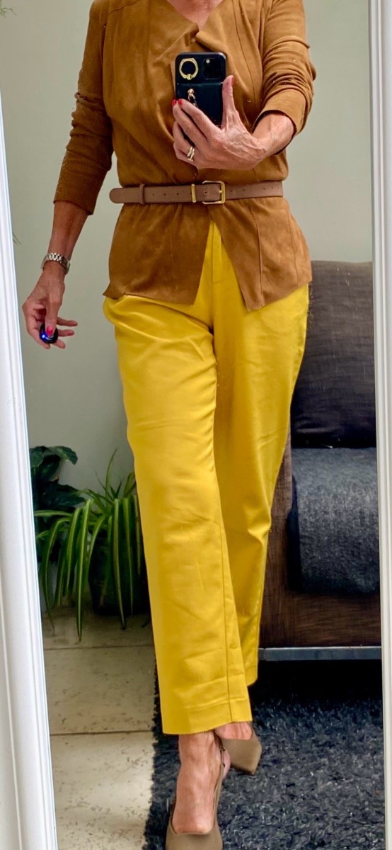 M&S straight leg summer trousers size 10 VGC