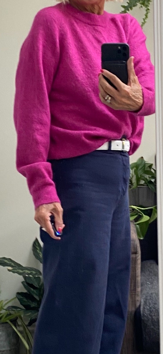 Zara raspberry jumper size 10 VGC