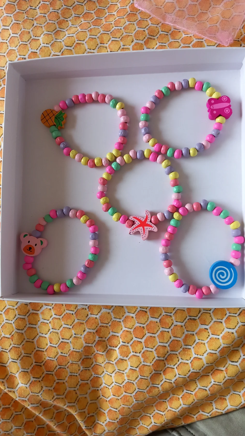 Girls wooden bracelet