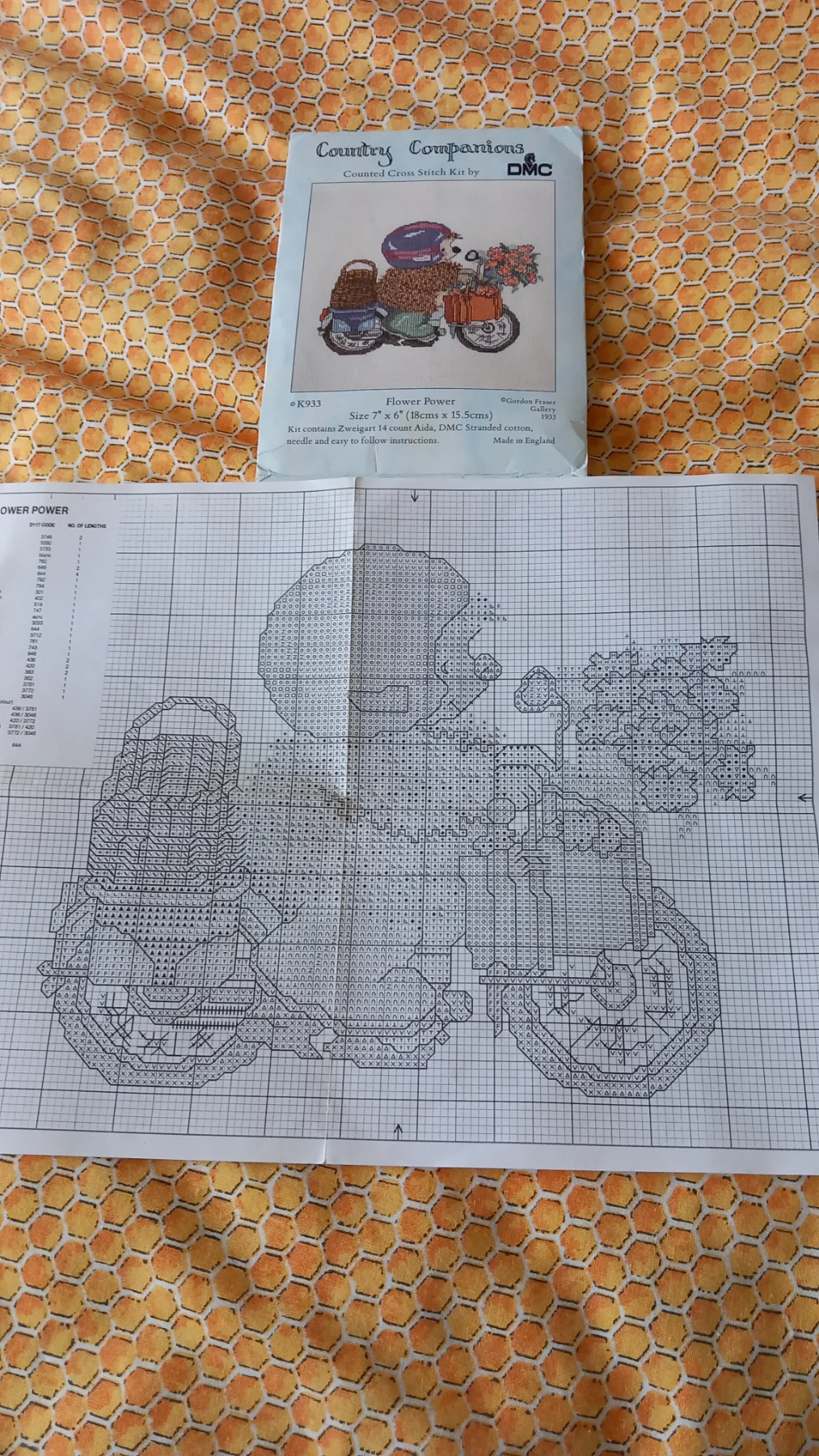 Flower power cross stitch charts