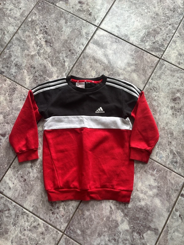 Adidas Red White and Blue Sweatshirt Age 3-4