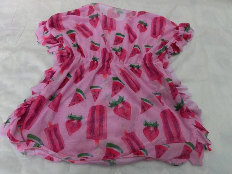 Pink Swimsuit Beach Cover Up Age 5