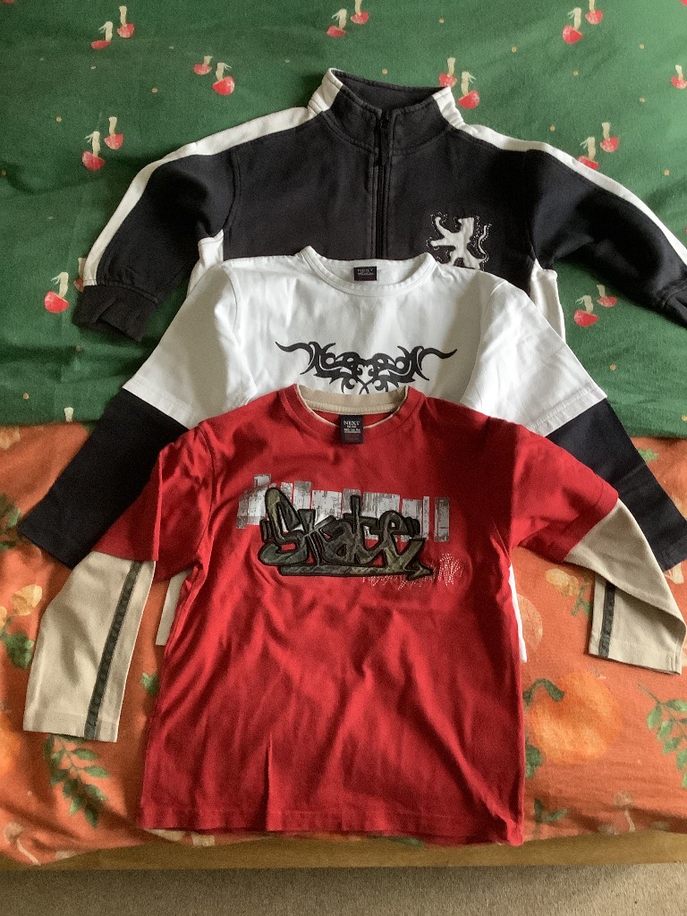 Next boys long sleeve tops bundle age 6 years