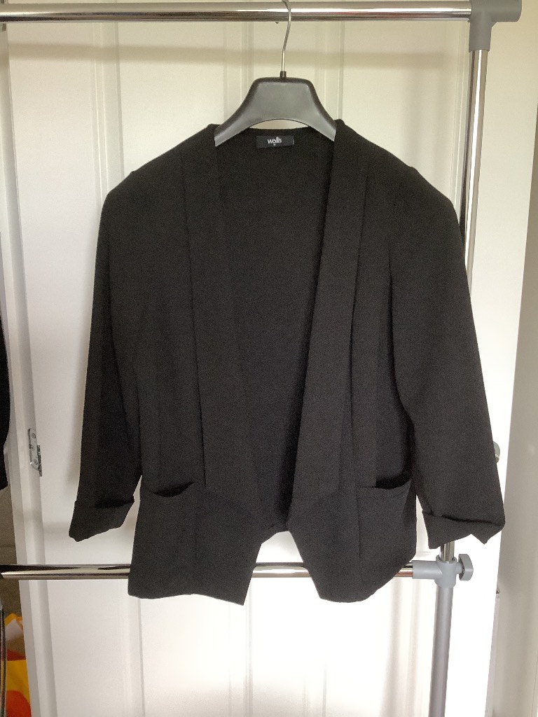 Wallis ladies black blazer size m