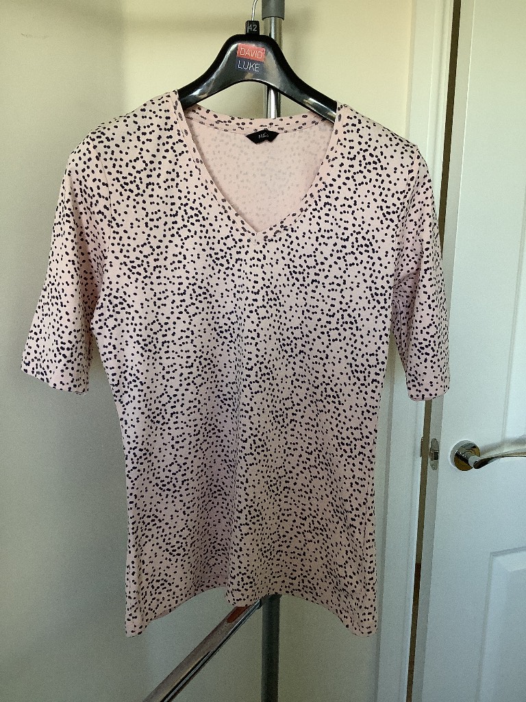 M&Co ladies baby pink top size 12