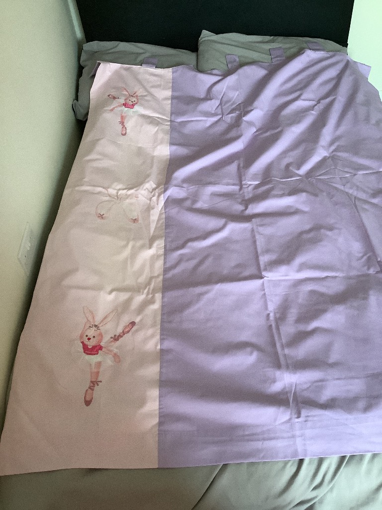 Next pink and lilac tan top curtains