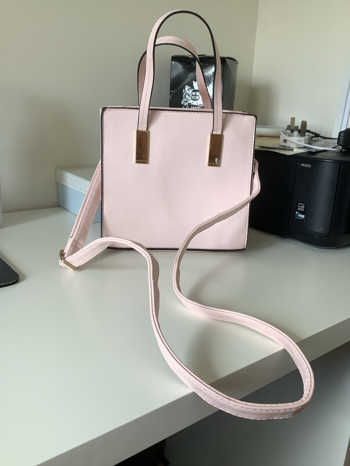F&F pink handbag