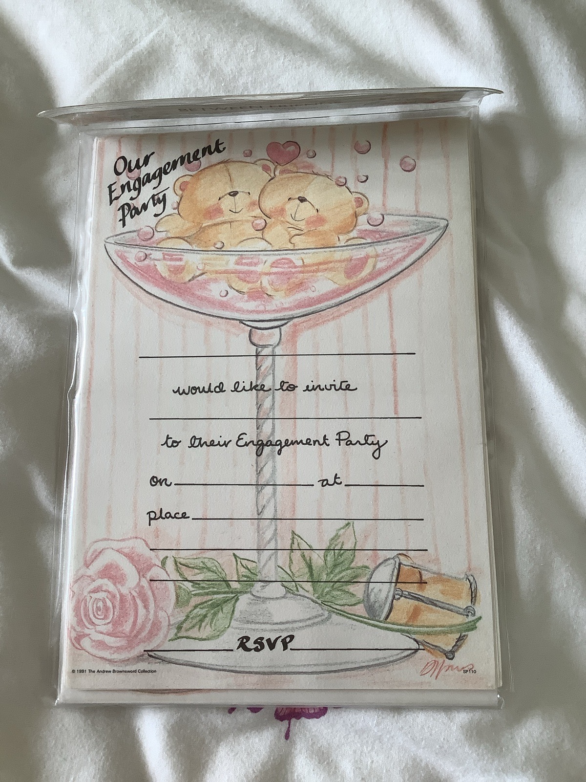 Forever Friends Engagement Invitations